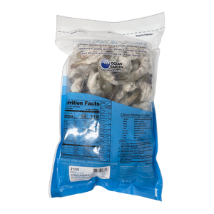 WILD Mexican Shrimp, Individually Quick Frozen,  Peeled & Deveined 21/25 2 lb